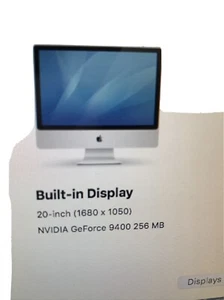 iMac A1224 20" Early 2009 Emc:2266 Motherboard Integrated GeForce 9400M in Italy - Picture 1 of 7