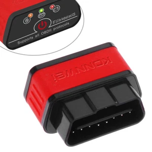 KONNWEI KW903 V1.5 OBD2 Selbstscanner bluetooth5.0 Elm327 Schwarz +Rot - Bild 1 von 7