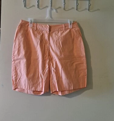 💖Bermudas cortas informales Cato talla 10 rayas salmón 💕 Foto 1 de 4