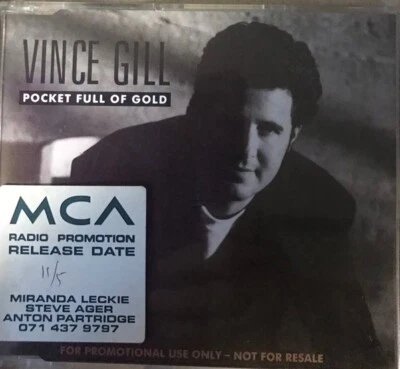 Vince Gill - Pocket Full Of Gold PROMO CD 4 Tracks Country VGC LOOK!! Foto 1 de 3