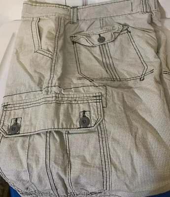 Pantalones Cortos Carga OP Ocean Pacific Para Hombres Talla 40 Militar Gris Tabla Foto 1 de 4