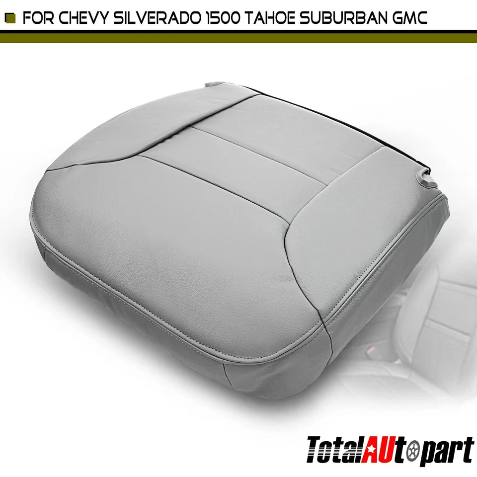 Capa inferior do assento para Chevrolet C2500 Suburban C3500 1995-1999 Tahoe dianteira esquerda - Imagem 1 de 4