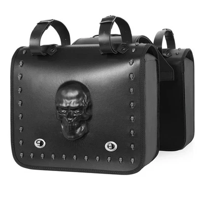 Motorcycle 20L Saddle Bag Tool Side Bag Fit For Yamaha VMax1200 VMax1700 - Image 1 of 4