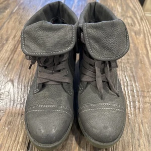 Rocket Dog C347 Gray Ankle Boots Size 7 - Picture 1 of 5
