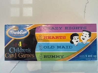 Children's Card Games Bundle - Old Maid / Rummy / Hearts / Crazy Eights - Image 1 of 2