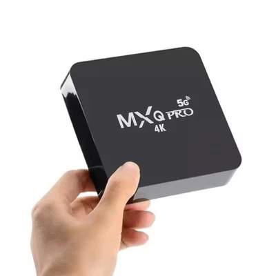 MXQ Pro 4K Ultra HD 64Bit Wifi Android 7.1 Quad Core Smart TV Box Media Player - Image 1 of 4