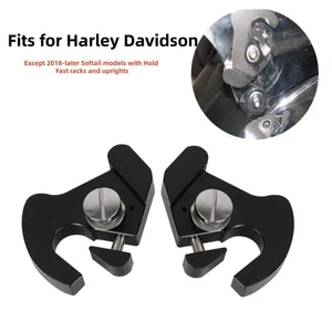 Sissy Bar Luggage Rack Quick Release Backrest Locking Kit For Harley Davidson HD - Picture 1 of 13