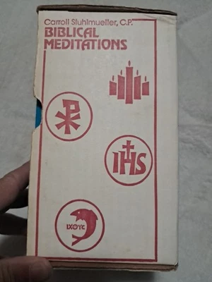 Carroll Stuhlmueller Biblical Meditations 6 book lot/slipcase ex-lib PB Catholic - Image 1 of 4