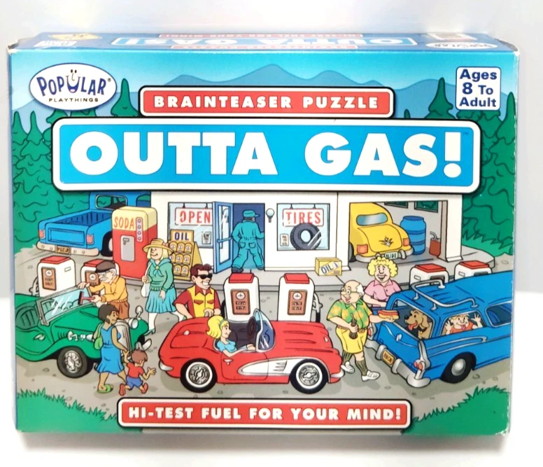 Outta Gas! Game Popular Playthings Brainteaser 拼图 — 第 1/2 张图片
