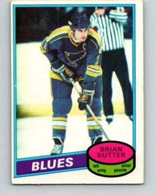 1980-81 O-Pee-Chee #244 Brian Sutter  St. Louis Blues V39555 - Image 1 of 2