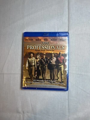 The Professionals (Blu-ray, 1966) Burt Lancaster Lee Marvin Jack Palance Sealed - Imagem 1 de 3
