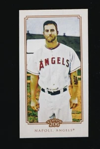 MIKE NAPOLI ⚾ 2010 Topps 206 Mini POLAR BEAR SP #110 LA Angels - Picture 1 of 2