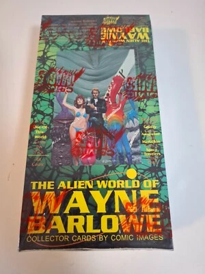 Vintage 1994 Comic Images The Alien World of Wayne Barlowe - T/ Cards Full Box - Image 1 of 4