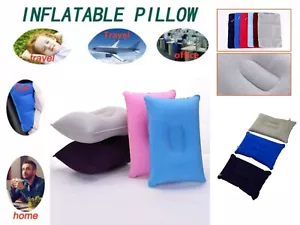 Inflatable Pillows Travel Camping Cushions *All Colours* NEW Pack TRIXES camping - Picture 1 of 55