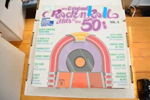 THE ORIGINAL ROCK N ROLL HITS OF THE 50's VOL 5 LP 12" VINYL RECORD VG+ - Picture 1 of 4
