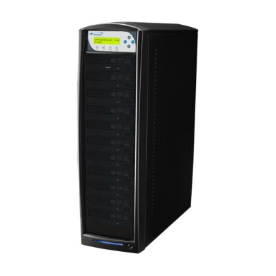 SharkCopier 10 Target 24X CD DVD Duplicator Copier Tower with 2 TB HDD + USB 3.0 - Image 1 of 4