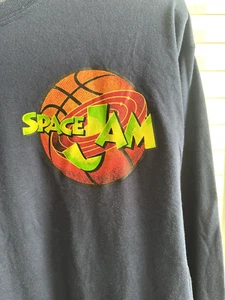 Space Jam Shirt Erwachsene XL dunkelblau Langarmshirt Looney Tunes Herren - Bild 1 von 10