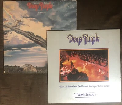 DEEP PURPLE Stormbringer & Made in Europe - Original 1974/76 Pressing LPs - EX - Image 1 of 4