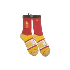Odd Sox x ODD 40 Oz Olde English Brand '800' Crew Socks Maroon / Gold Size 6-13 - Picture 1 of 5