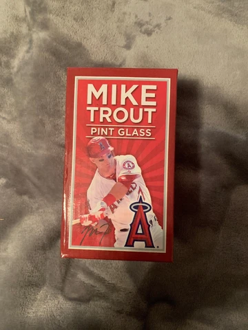 Anaheim Angels Mike Trout Pint Glass Cover
