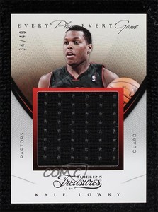 2013-14 Panini Timeless Treasures Every Player Game Jerseys /49 Kyle Lowry #62