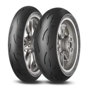 Race Tyres Dunlop Sportmax GP Racer D212 120/70R17 Soft & 190/55R17 End Pair - Picture 1 of 4