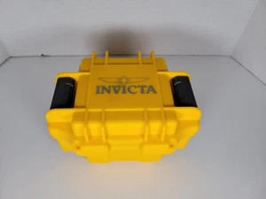 INVICTA Wasserdicht Schwerlast Hartkunststoff Uhrenbox Etui Aufbewahrung Gelb - Bild 1 von 7