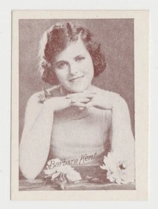 Barbara Kent 1920s Universal Novelties Snapshots Trading Card - Film Star NM - Picture 1 of 2