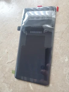 New Back Cover For Samsung Galaxy S10+ Black - Zdjęcie 1 z 2