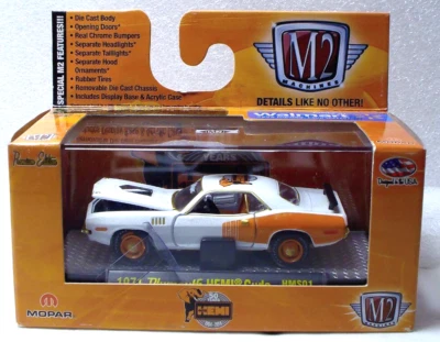 M2 Machines Gold Chase 50 Years of Hemi 1971 Plymouth Hemi Cuda 1:64 Diecast - Image 1 of 3