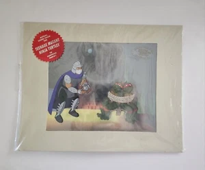 Teenage Mutant Ninja Turtles Animation Cel Shredder Michaelangelo & Raphael MWS - Picture 1 of 8