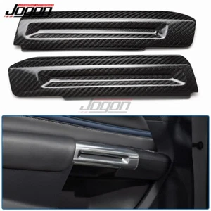 Cubierta de moldura de manija de puerta interior de carbono para Ford Mustang S650 EcoBoost GT 2024+ - Imagen 1 de 9