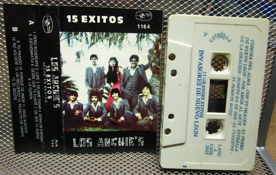 LOS ARCHIES DEL CONTROL cassette tape 15 Exitos greatest hits Chihuahua tejano - Image 1 of 1