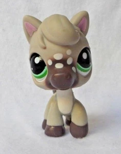 LITTLEST PETSHOP LPS #1820 HASBRO HORSE PFERD PONY GRAU BRAUN GRÜNE AUGEN - Bild 1 von 1
