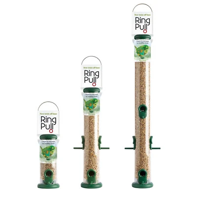 Jacobi Jayne Wild Bird Feeder Hanging Seed Mix Holder Ring Pull Port Happy Beaks - Image 1 of 4