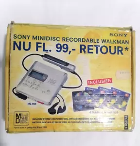 Sony MZ-R55 Minidisc Walkman Recorder Player komplett mit Box Zubehör Vintage - Bild 1 von 22