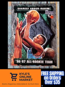 Shareef Abdur-Rahim 1997 Score Board '96-'97 All-Rookie Team #75 - Picture 1 of 5