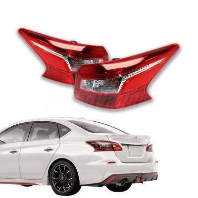 Luces traseras exteriores izquierda y derecha 2 piezas para Nissan Sentra 2016 2017 2018 Foto 1 de 4