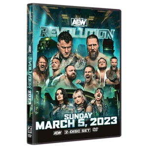 Official AEW All Elite Wrestling - Revolution 2023 Event 2 Disc DVD