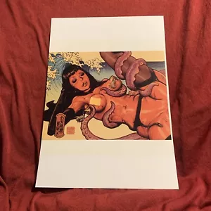 Rockin Jelly Bean FISHERMAN’s DAUGHTER#1 Poster Print Lowbrow 15” X 10” - Picture 1 of 2