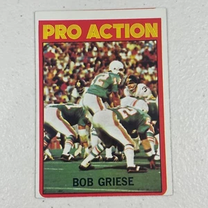 1972 Topps Bob Griese #132 Pro Action Card Miami Dolphins HOF - Bild 1 von 5