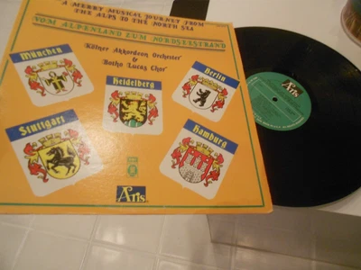 A MERRY MUSICAL JOURNEY KOLNER AKKORDEON ORCH 1976 LP ARIS 6049 EXCELLENT - Image 1 of 3