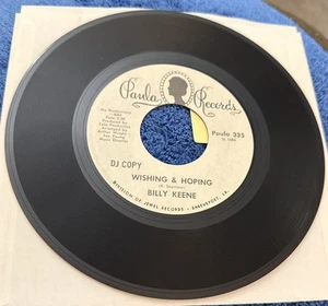 Northern/Deep Soul 45 Billy Keene - Wishing & Hoping Paula promo Excellent - Picture 1 of 2