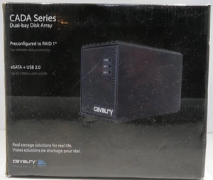 Cavalry Storage CADA0003SA4 USB/eSATA 2-Bay RAID Personal Disk Array - Picture 1 of 6