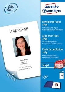 AVERY Zweckform 2788 Inkjet Bewerbungspapier & Pagna Bewerbungsset Start Basic ( - Bild 1 von 7