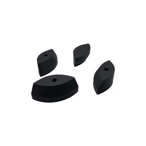 4x Standfüße für ultraslim 10" Subwoofergehäuse für Hertz MPS 250 - Picture 1 of 3