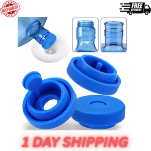 3 Pezzi Tappi Caraffa Acqua Riutilizzabili 5 Galloni Coperchi Bottiglie Antiperdite (55mm) Bottiglie Nuovi - Foto 1 di 7