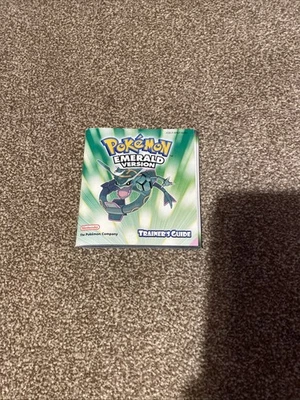 Pokemon Emerald Version Nintendo Gameboy Advance Trainer Guide/Manual PAL  - Image 1 of 4