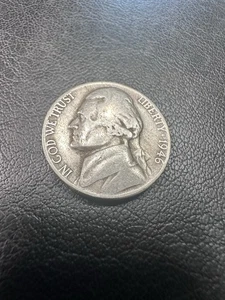 1946 Nickel Rare No mint Multiple Errors Letters Touching Rim 5.05 Grams - Picture 1 of 7