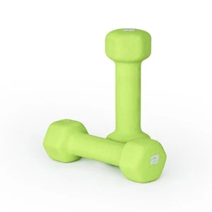 CAP Pesi per manubri in neoprene, coppia da 2 libbre, Chartreuse - Foto 1 di 7